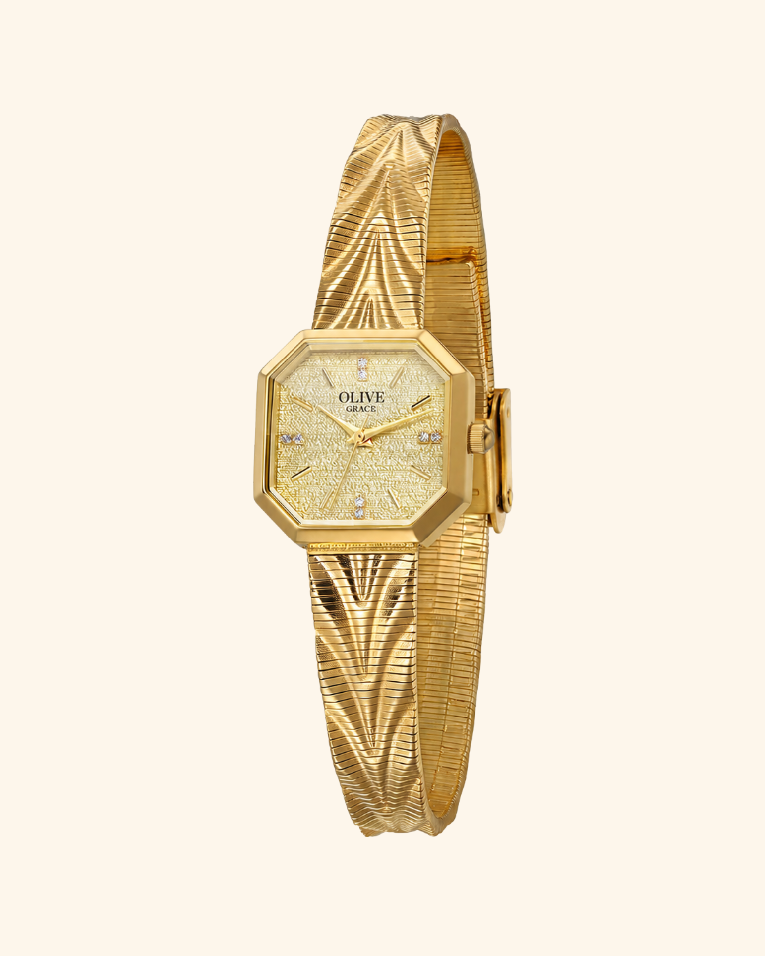 Belle Époque Gold Stahlgehäuse Uhr