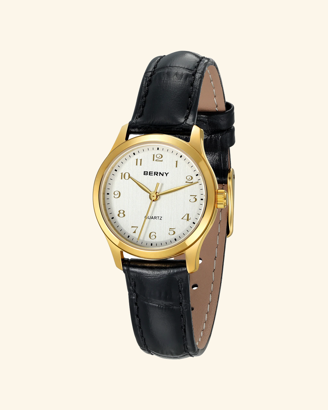 Vintage Gold Leather Watch